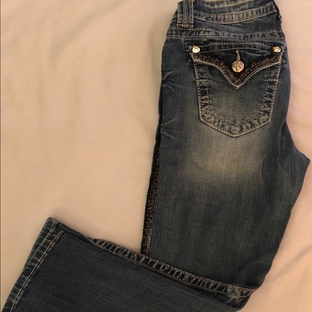 Miss Me boyfriend Capri jeans